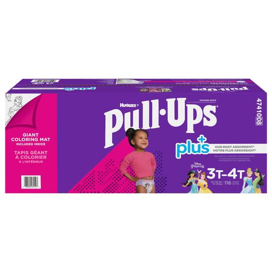 Huggies Pull-Ups Plus Boys & Girls 3t-4t (116 ct)
