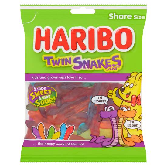 Haribo Twin Snakes (175g)