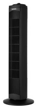 Holmes Bakery Oscillating Manual Tower Fan, Black