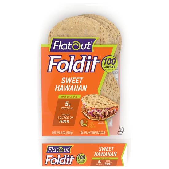Flatout Foldit Sweet Hawaiian Flatbread (6 ct)