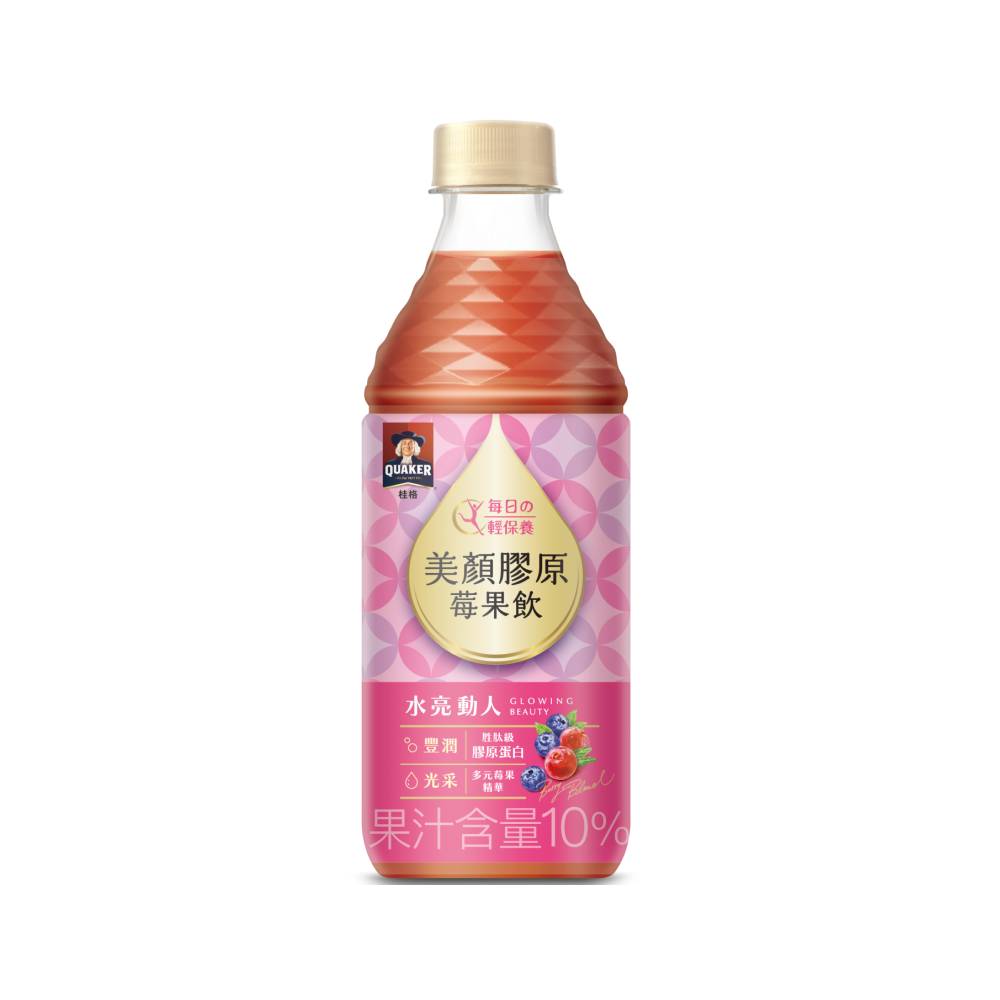 桂格美顏膠原莓果飲 450ml <450ml毫升 x 1 x 4Bottle瓶>