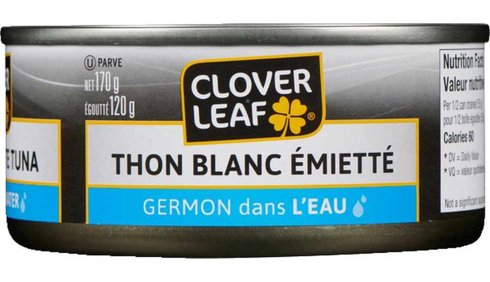 Clover Leaf Flaked White Tuna Albacore in Water (170 g)