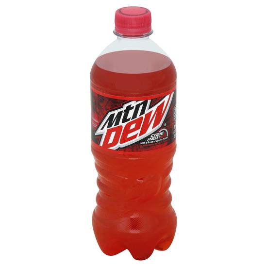 Mtn Dew Code Red Soda (20 fl oz) (cherry)