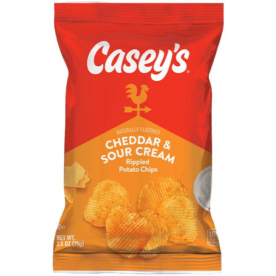 Casey's Cheddar & Sour Cream Chips 2.5oz