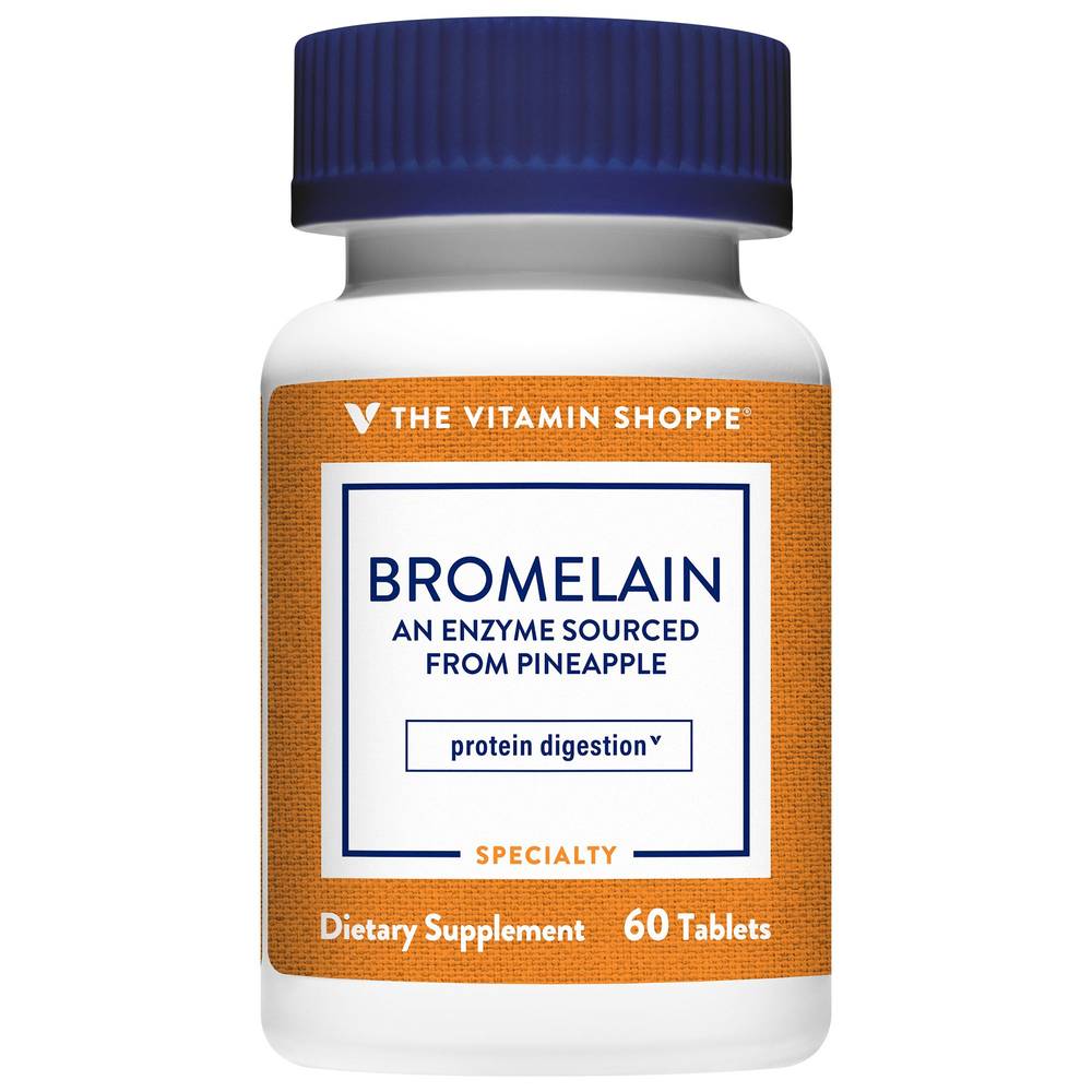 Bromelain Enzyme Sourced From Pineapples - 500 Mg (60 Tablets)