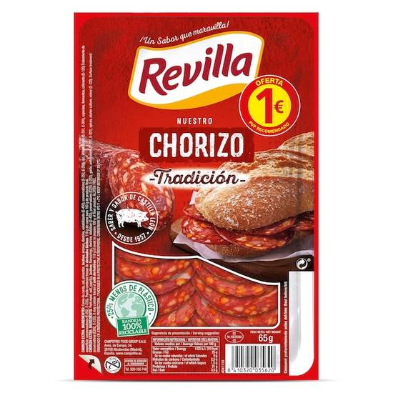 Chorizo Revilla sobre 65 g
