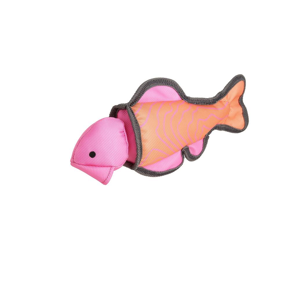 Arcadia Trail Water-Resistant Fish Slingshot Launcher Dog Toy (pink)