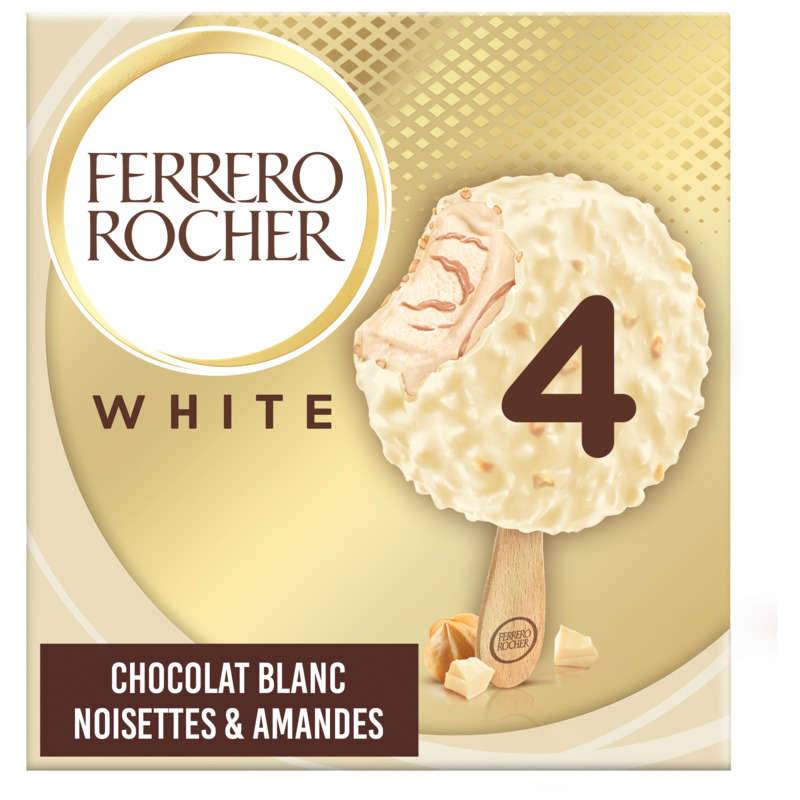 Ferrero Rocher Glace Bâtonnet White x4 200g