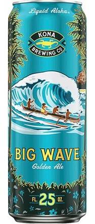 Kona Big Wave Premium Lager Beer 25 Fl Oz