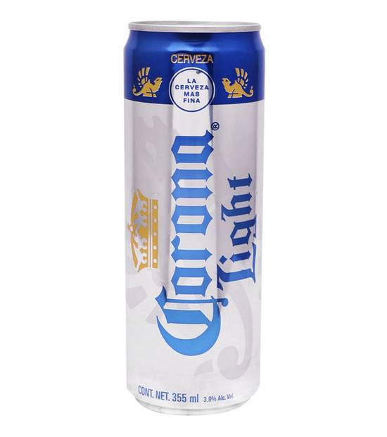 Corona cerveza clara light (355 ml)