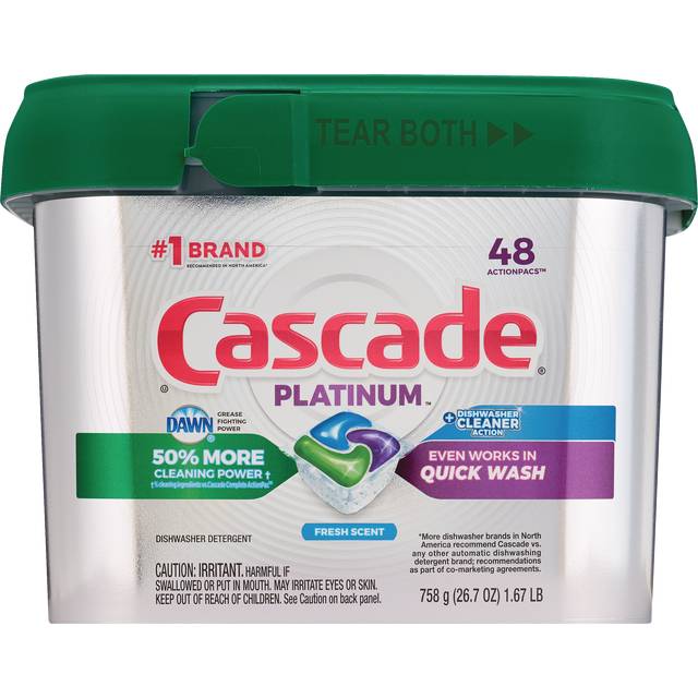 Cascade Platinum + Cleaner Dishwash
