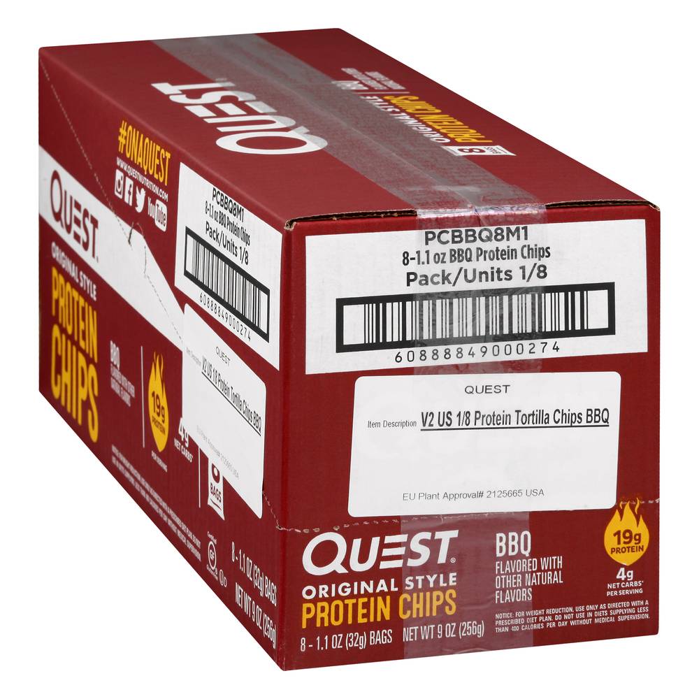 Quest Quest Barbecue Chips - 8ct/1.1oz (8 pack)