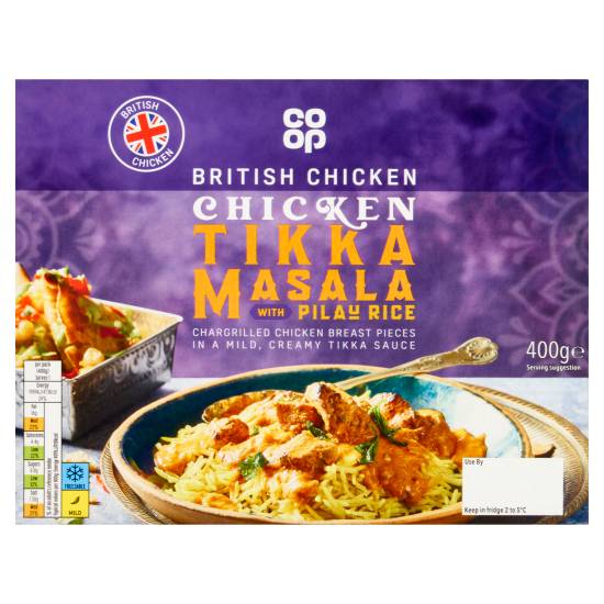 Co-Op Chicken Tikka Masala & Pilau Rice