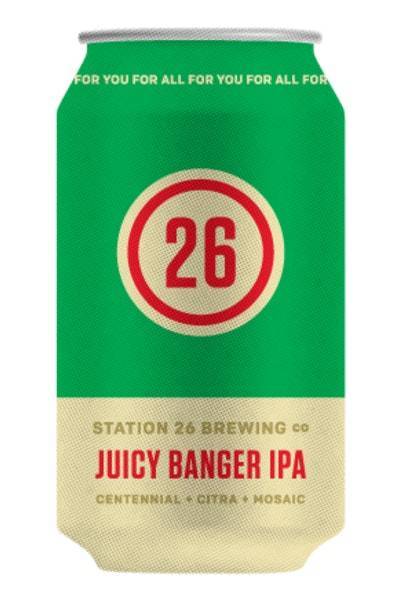 Station 26 Brewing Co. Juicy Banger Ipa (6 pack, 12 oz)