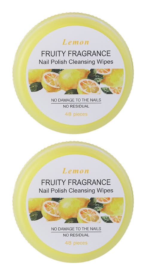 Miniso · Toallitas quita esmalte con fragancia de limón (100 g)