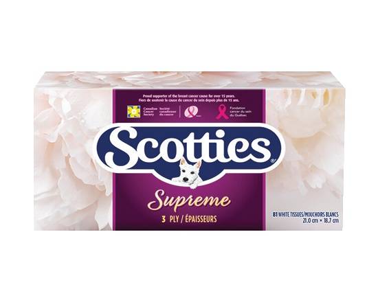 Scotties Facial Tissue Supreme 81 Sheets 1 un