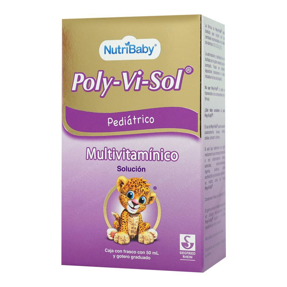 Nutri Baby · Multivitamínico poly-vi-sol pediátrico solución (50 ml)