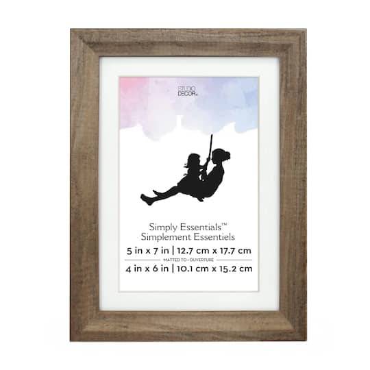 Natural Frame With Mat, Simply Essentials By Studio Decor