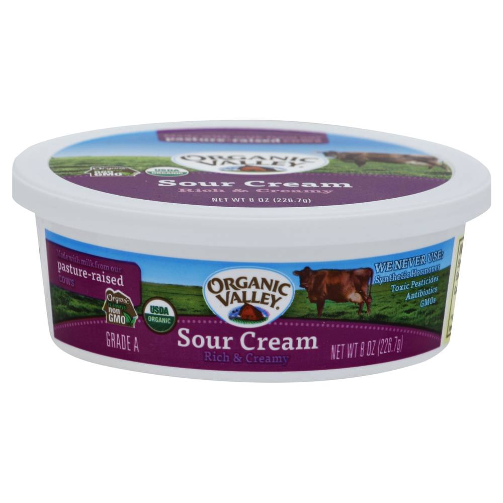 Organic Valley Sour Cream (8 oz)