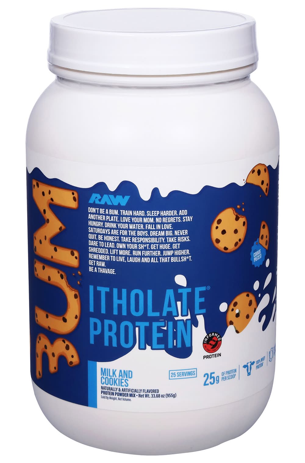 RAW Cbum Series Itholate Protein Powder Milk and Cookies (0.88 oz)