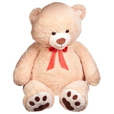 Goffa 55 Inch Teddy Bear with Red Ribbon 1 Count - Each