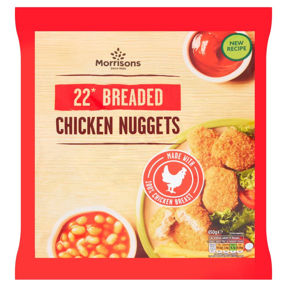 Morrisons Breaded Chicken Nuggets (22 pack)