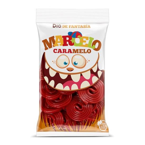 Regaliz rueda rojo Marcelo Caramelo bolsa (250 g)