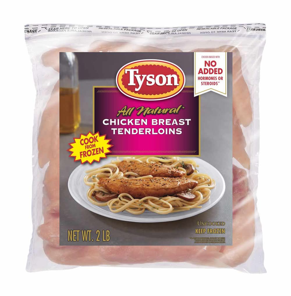 Tyson Boneless Skinless Chicken Breast Tenderloins 2 Lb