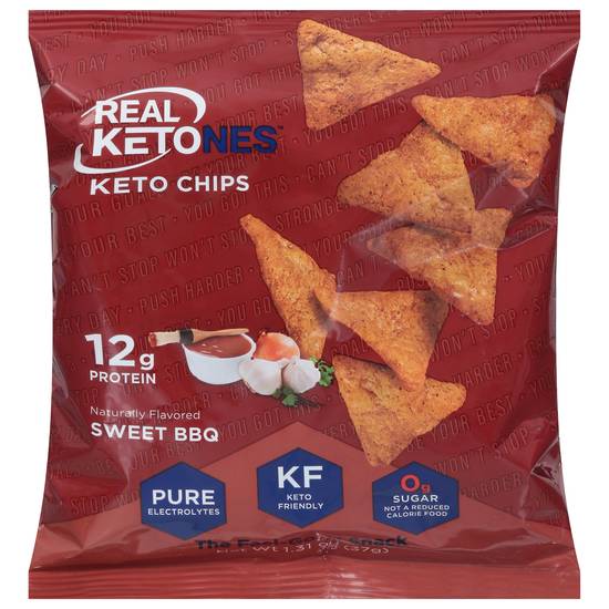 Real Ketones Sweet Bbq Keto Chips
