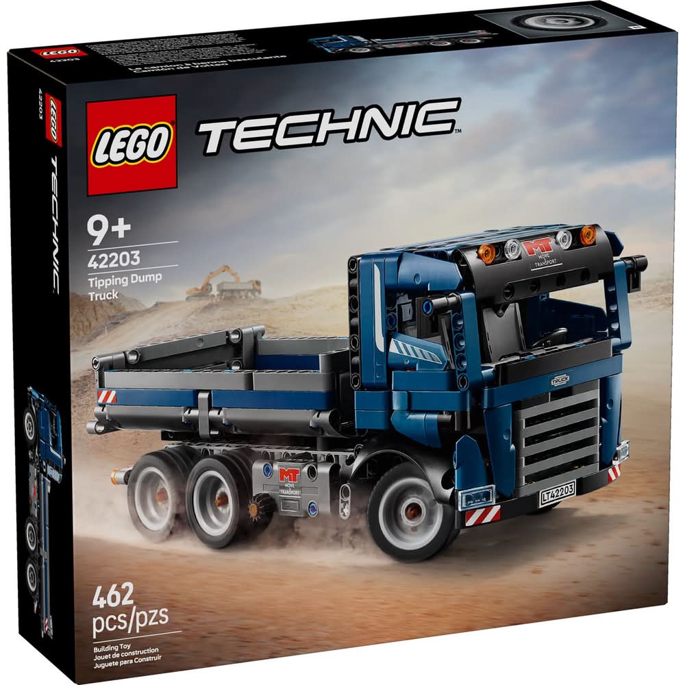 Lego Technic Tipping Dump Truck Building Set Multi 462 Pc