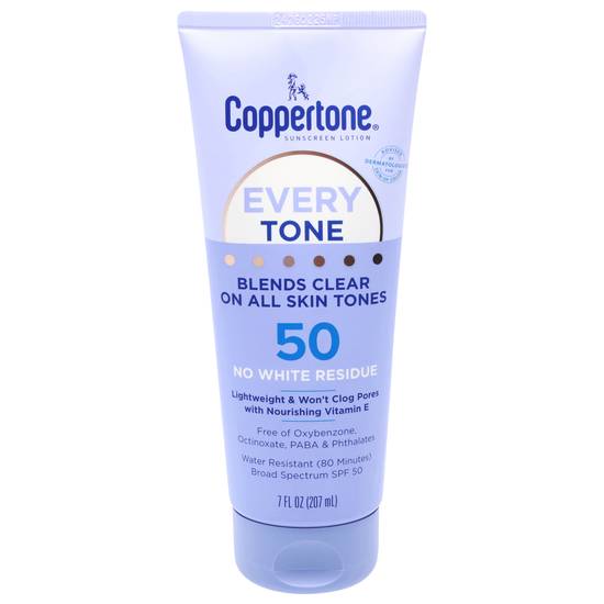 Coppertone Every Tone Sunscreen Lotion