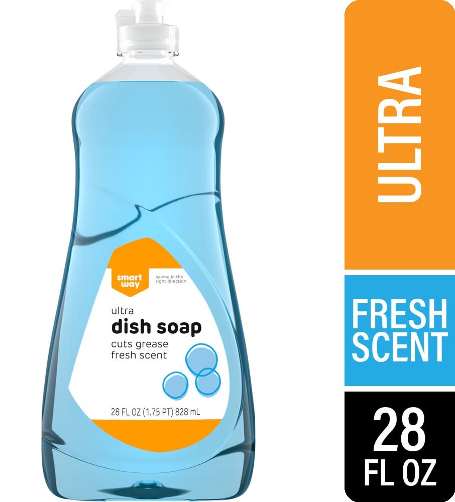 Smart Way Ultra Dish Soap, Fresh (28 fl oz)