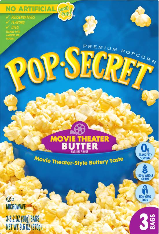 Pop Secret Movie Theater Butter Popcorn (3 ct)