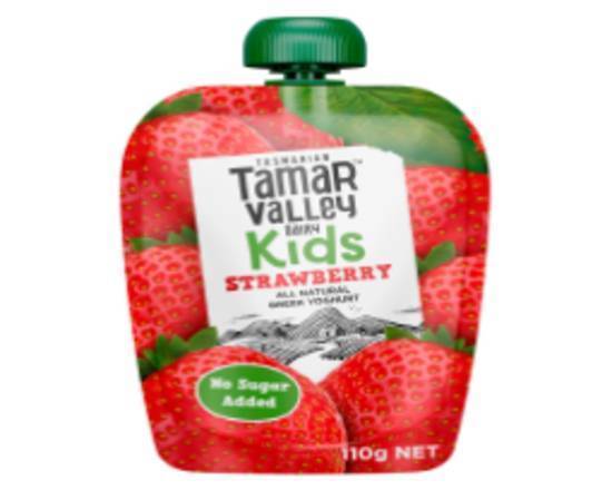 Tamar Valley Kids Yoghurt Pouch Strawberry 110g