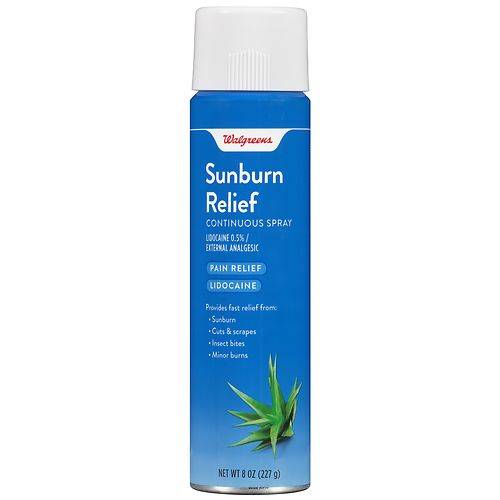 Walgreens Sunburn Relief Continuous Spray - 8.0 oz