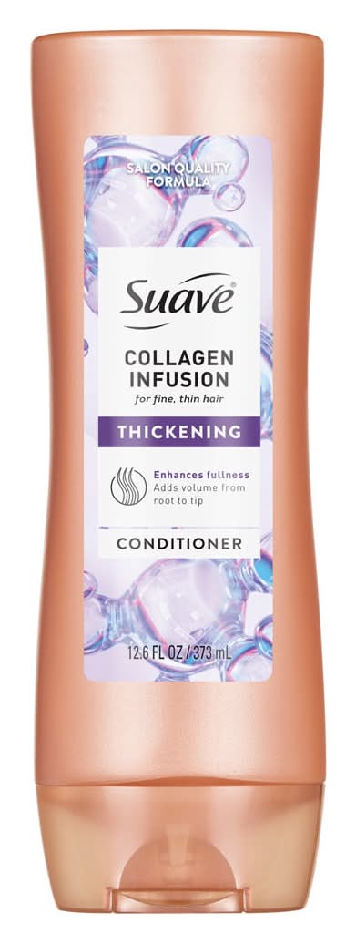 Suave Collagen Infusion Thickening Conditioner For Fine Thin Hair 12.6 Oz