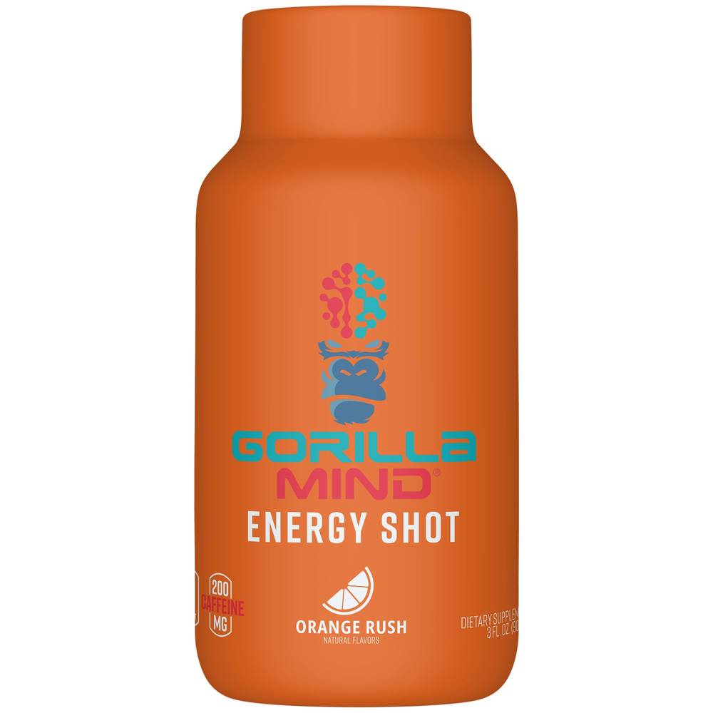 Gorilla Mind Energy Shot - Orange Rush (1 Energy Shot)