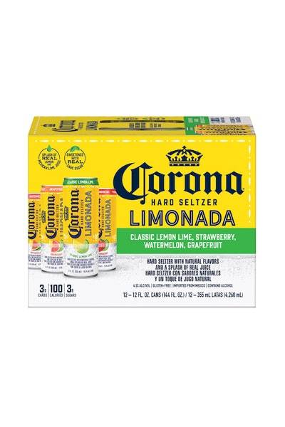 Corona Limonada Hard Seltzer (12 ct, 12 fl oz)