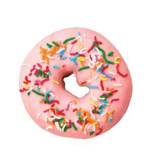 Strawberry Sprinkles Ring Donut