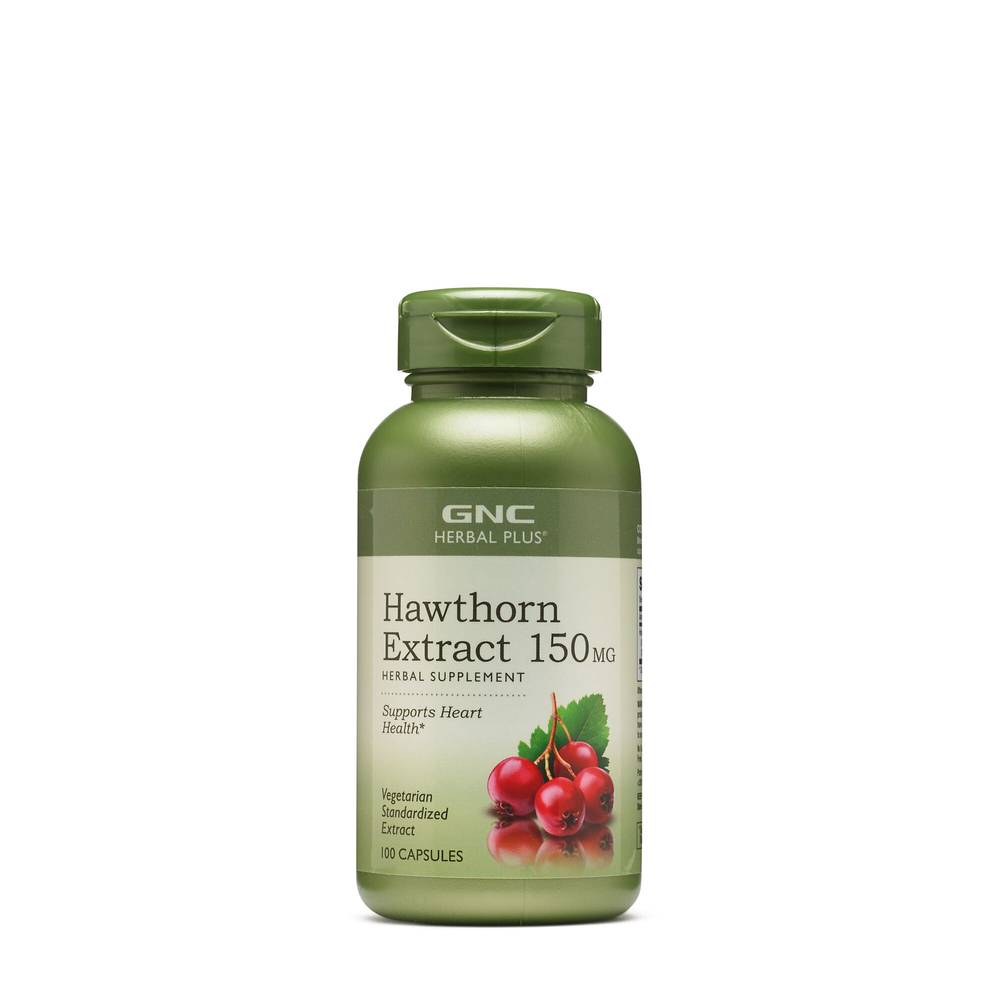 Hawthorn Extract 150mg - 100 Capsules (100 Servings)