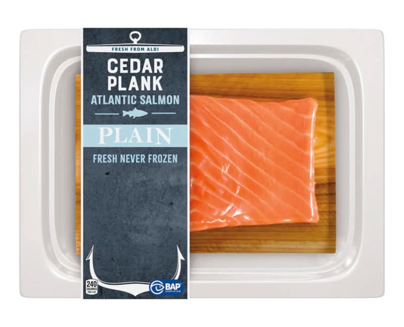 Plain Cedar Plank Atlantic Salmon, per lb