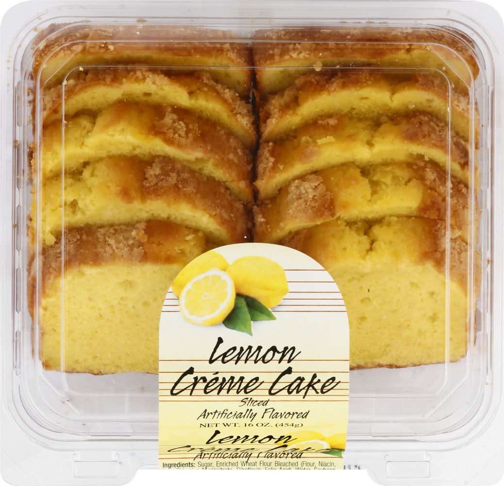Olson's Baking Company Sliced Lemon Creme Cake (16 oz, 10 ct)