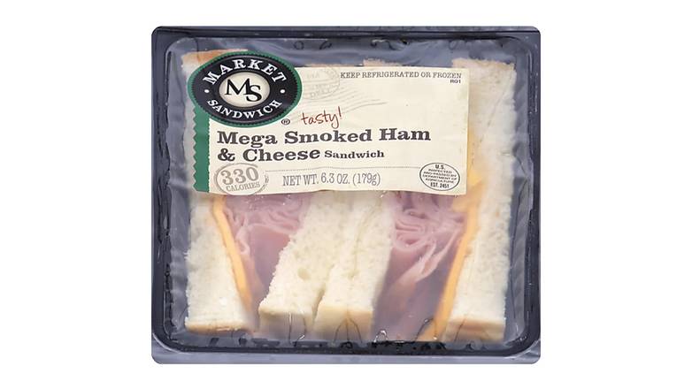 Market Sandwich Mega Smoked Ham & Cheese Sandwich