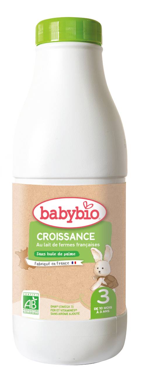 Babybio - Lait liquide croissance bio des 10 mois à 3 ans (1 L)