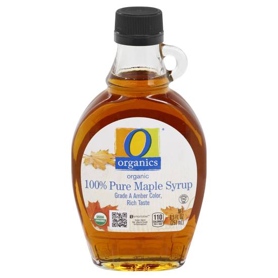 O Organics Organic Syrup 100% Pure Maple (8.5 oz)