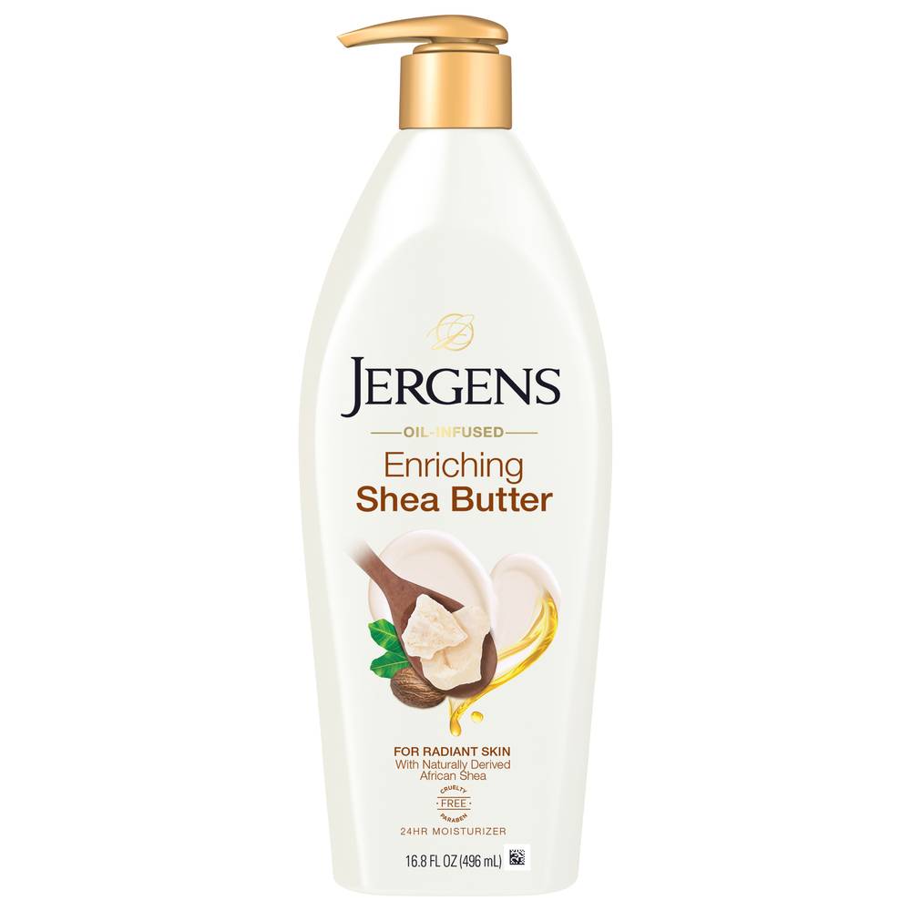 Jergens Oil-Infused Enriching Shea Butter Moisturizer (16.8 fl oz)