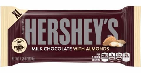 Hershey's's Milk Chocolate Almonds XL 4.25oz