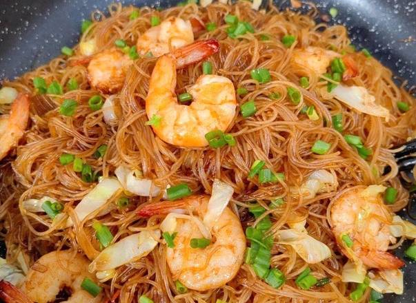 E18. Shrimp Fried Rice Noolde E18.虾炒米粉