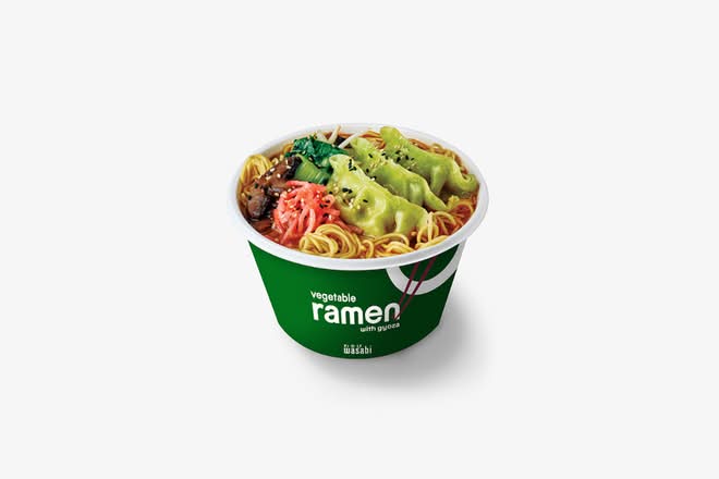 Vegetable Ramen with Gyoza