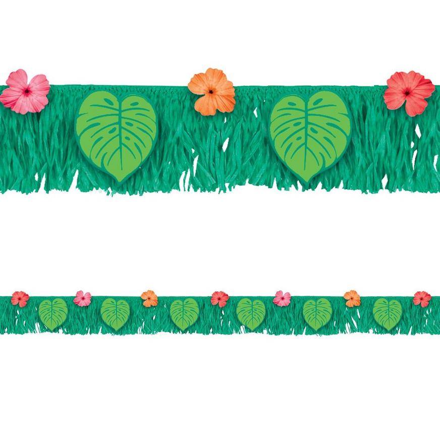 Tropical Jungle Fringe Banner